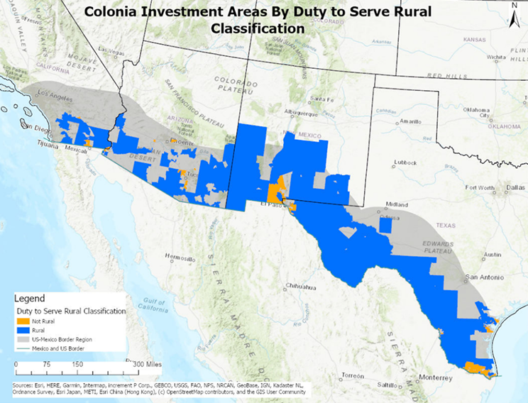 Colonias Map